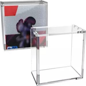 PKMN 부스터 박스 아크릴 케이스 프로텍터 5mm 마그네틱 뚜껑 스크래치 방지 둥근 모서리 트레이딩 카드