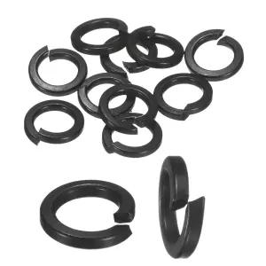 M 미터ITY 10팩 스프링 잠금 세탁기 M10 스테인리스 스틸 전자 도금 블랙 코팅 탄성 개스킷 기계산업 장비