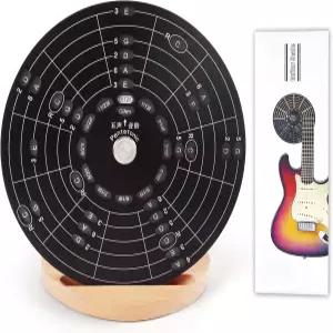 작곡을 위한 록하우스 기타 스케일 휠 차트 초보자를 프레보드 가이드북이 있는 메탈 멜로디 도구 고급