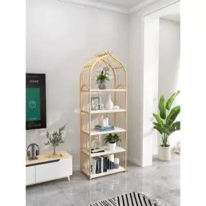 매장용 네일샵 진열대 50x30x50cm 인테리어 4단 골드 전시 가구 젤 컬러