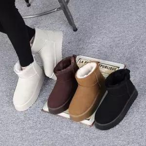 [신상오픈런]키높이부츠 겨울장화 여성 따뜻한신발 방한 털안감 (28753949)