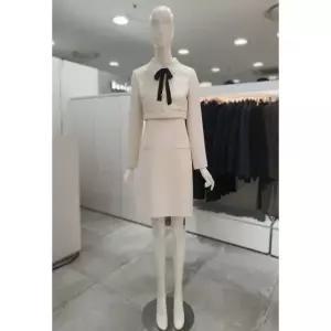 [백화점 홈쇼핑 정품] 숲 리본 타이 트위드 원피스 OB2OPQ2