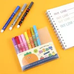 [문구/오피스] 다이어리 꾸미기 캘리그라피 펜 메모 테두리펜 12색