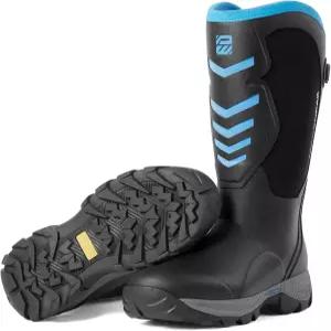 남성용 우븐팩 고무 부츠 방수 사냥 스틸 생크가 있는 6mm 네오프렌 단열 머드 미끄럼 방지 작업 아웃도어