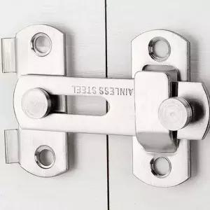 [제니케이]스텐 판걸 고리 문 잠금 장치 걸쇠 소형 문걸쇠 도어 이중 (11247069)