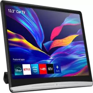 뒷좌석용 13.3인치 자동차 TV 안드로이드 헤드레스트 모니터 엔터테인먼트 시스템 무선 연결/폰 미러링