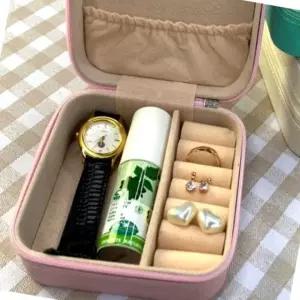 악세서리 반지 미니 보석함 시계 지퍼형 예물 보물상자 팔찌 DWFJ2M8X