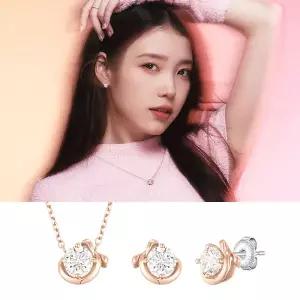 [아이유 PICK] HERBOW 목걸이+귀걸이 세트 (SET-J0-1205)