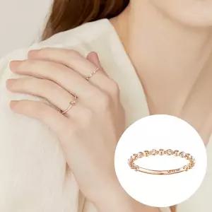 [제이에스티나][아이유착용] J Basic 14K 반지 (JJJBRQ9AF143R4120)