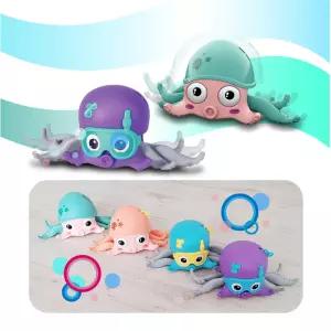 문어 오징어 움직이는 웨이브 바닥 욕조 장난감 KqQ2+4sfy