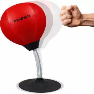 데스크탑 펀칭백 휴대용 강력 흡입 컵 복싱백 스피드 볼 가정 또는 사무실 복싱 스트레스 해소 교육 가족