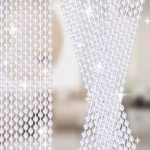 구슬 문발 현관 비즈발 커튼 출입문 가리개 중국집 입구 커텐 가림막