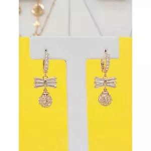 로뎀 세이브존05 Premium 스왈 리본 볼 원터치 귀걸이(골드)2 RRD24020238