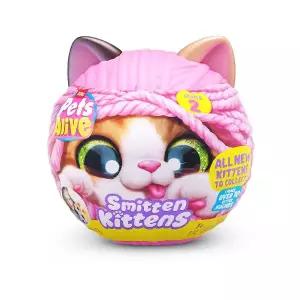 [아이비젼]펫얼라이브 스미튼키튼2 움직이는 소리나는 아기고양이 인형 장난감 작동 완구