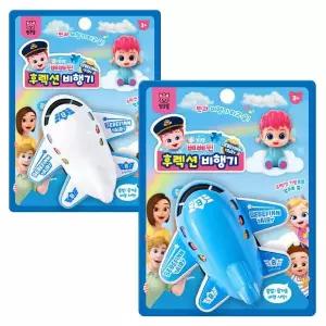 [나이스토이]-핑크퐁 베베핀 후렉션 비행기 (색상랜덤)