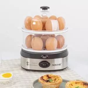 키친아트 2단 전기 에그찜기 반숙 고구마 만두찜기