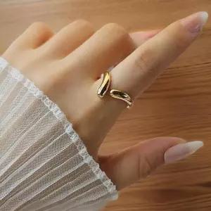 [신상오픈런]브이컷 오픈링 검지 여성가락지 은색반지 금색 (31543119)