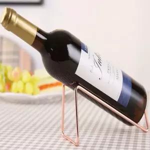 와인병거치대 받침대 철제 메탈 샴페인랙 로즈골드
