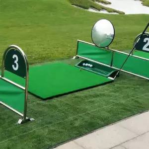 골프 타석매트 실내 연습 발판 인조 잔디 패드 스윙