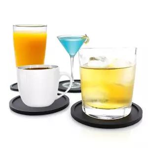 비비드 컵받침 원형 홈카페 다용도 미끄럼방지 실리콘 커피홀더