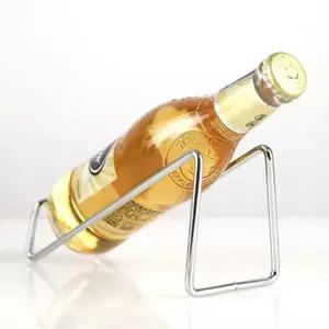 와인병거치대 받침대 철제 메탈 샴페인랙 실버