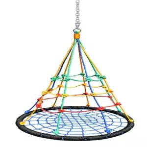 키즈카페 실내 그네 펜션 흔들 그물 원형 라탄 놀이터 키즈 놀이 유치원 기구 장난감