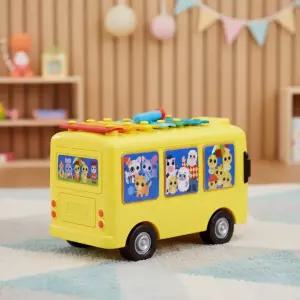 리틀타익스 뮤직버스 베이비범 3in1 영어동요 멜로디 실로폰 악기놀이 버스 자동차 완구