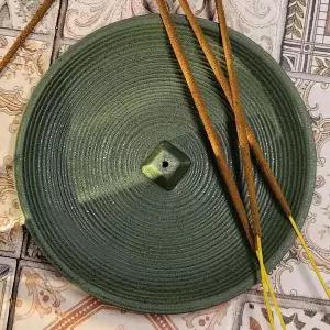 인센스 스틱 홀더 접시형 그린