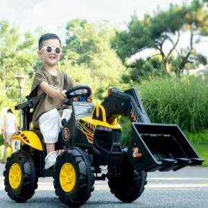 굴삭기 전동차 키즈카 포크레인 전동카 유아 중장비 트랙터 장난감 대형 전기 푸쉬카