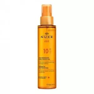 눅스 선 태닝 오일 페이스 앤 바디 로우 프로텍션 spf10 150ml