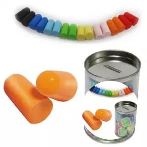 수면용 귀마개 소음 차단 깡통 멀티 15쌍 세트 숙면용 소음 저감용 실리콘 재질 차음재