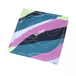 2컬러 남여 공용 80수 면 100프로 등산 그래픽 스카프 2BYXXXV911