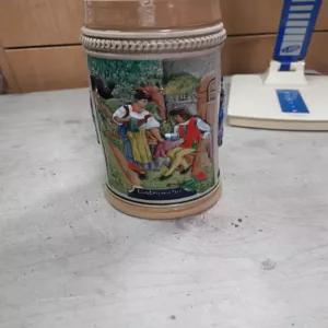 희귀한 서독산 빈티지 독일 맥주잔/0.5 리터