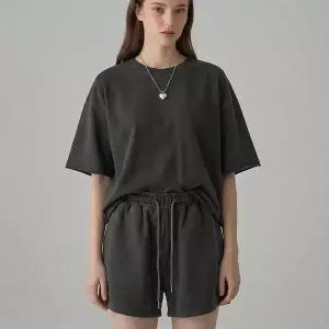 [디에이치(하프클럽)]앨라 캐주얼 반팔 반바지 투피스 세트_P419005168