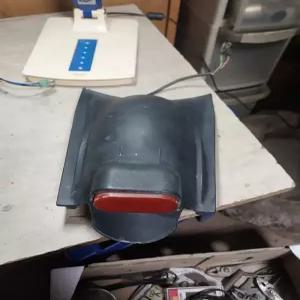 8인치 전동 킥보드 뒷바퀴 머드가드/물받이 - 후미등 포함