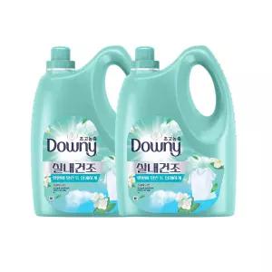 다우니 실내건조 섬유유연제향수 4L X 2 고농축섬유