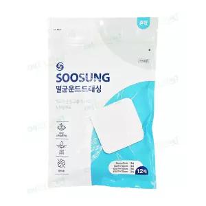 수성 멸균 운드 드레싱 혼합형 12매입 / 개별포장 슈퍼포아 의약외품 Sterile Wound Dressing 10x35