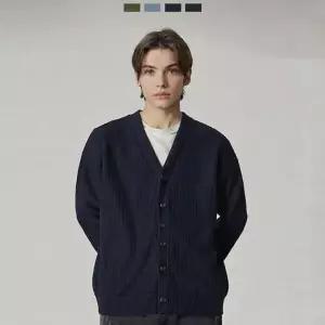 [모로엠] 오버핏 브이넥 골지 가디건 남성용 DMG-CA-Q4525977