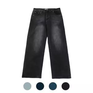 [모로엠] 남성 허리밴딩 스트레이트핏 스판 데님 SE-JEA-1024M