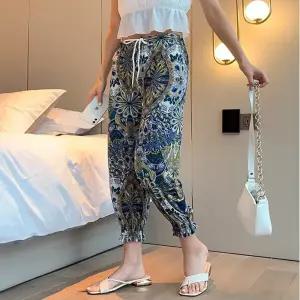 쿨감바지 여름 시원한 몸빼 여성 배기 바지 제우스