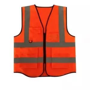 남성 필수 작업용 야광 반사 조끼