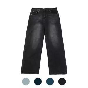 [모로엠] 남성 허리밴딩 스트레이트핏 스판 데님 SE-JEA-1024M