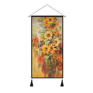 해바라기그림 족자형 벽걸이 캔버스 작품 3종 카페 돈나무 빈티지 힐링 초입체 0 가로40CM 높이80CM