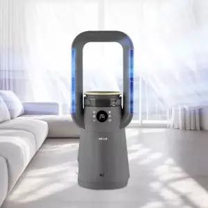 갤러리아 [MILLTH] 날개없는 사계절 파워에어 선풍기_실버그레이