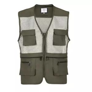 [옷자락]남성 여름 아웃도어 낚시용 메쉬 멀티 포켓 조끼