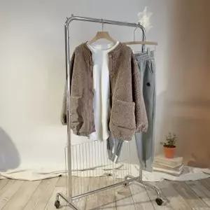 [옷자락]여성 데일리 오버사이즈 포근한 뽀글이 자켓