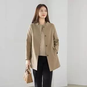 [마담4060]엄마옷 마담4060 코트 중년여성 데일리 하이넥노카라코트 -YCO2603002-