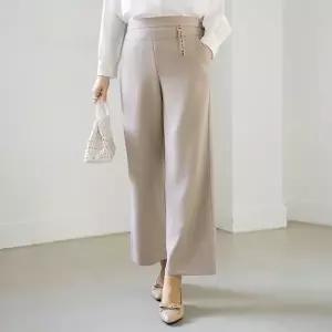 [마담4060]엄마옷 마담4060 바지 중년여성 데일리 장식라벨통팬츠 -YPN2603011-