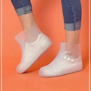 비올때신발 실리콘신발커버 신발커버 레인부츠 물벼락 끝장 장화 방수신발 신발방수커버 1W63094F3