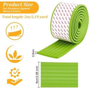 2.2 야드 녹색 이층 침대 사다리 패드 강력한 접착력을 지닌 부드러운 커버 3.1 인치 와이드 교체
